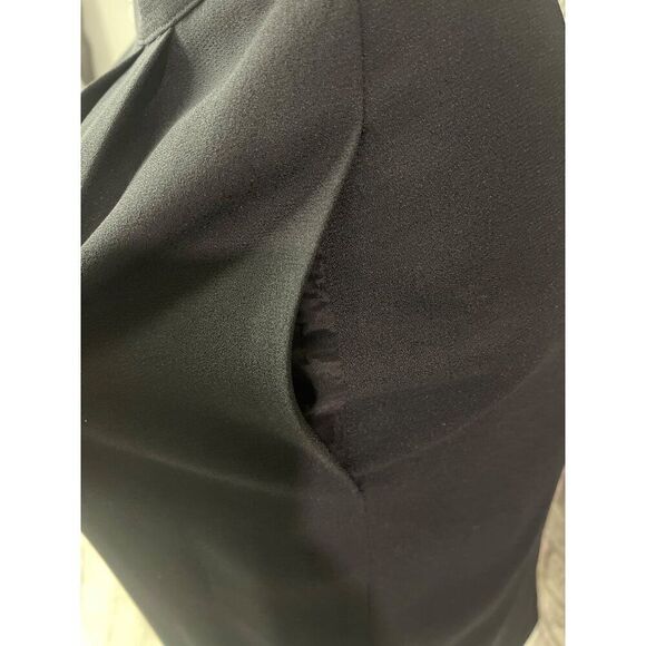 Causal Corner Women Black / White Color Block Two Pcs Skirt Suit Size 6 - Picture 11 of 13